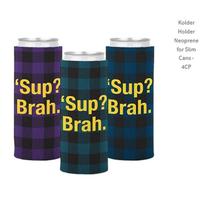 12 oz. Full Color Kolder Holder for Slim Cans - Neoprene