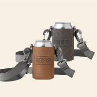 Hang Cool Hands-free Can Holder - Suede'ish