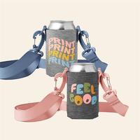 Hang Cool Hands-free Can Holder - Heathered